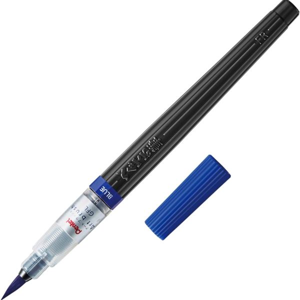 Brush Pen, XGFL-103 pentel art brush blue Brand: Pentel