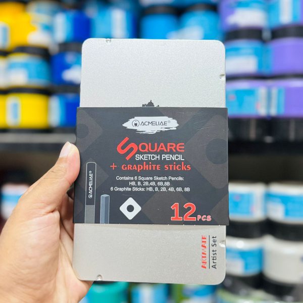 Acmeliae Artmate Square Sketch Pencil 12pc