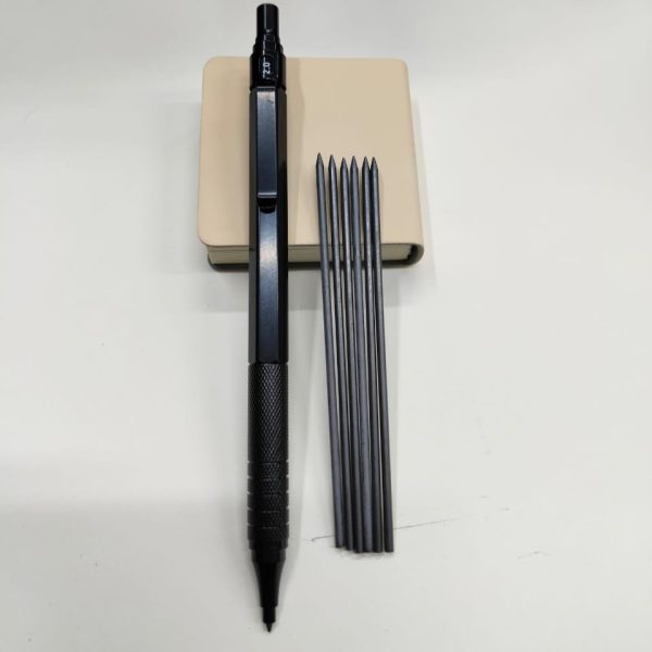 Chinaes Metal Mechanical Pencil 2mm With 6pes lead