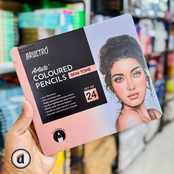 Brustro Artists Coloured Pencils Skin Tone Set 24pc