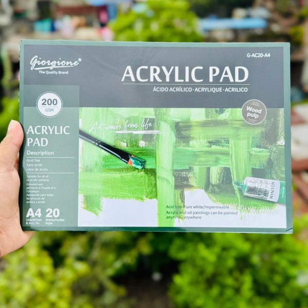 Giorgione Acrylic Pad 200gsm G-AC20-A4