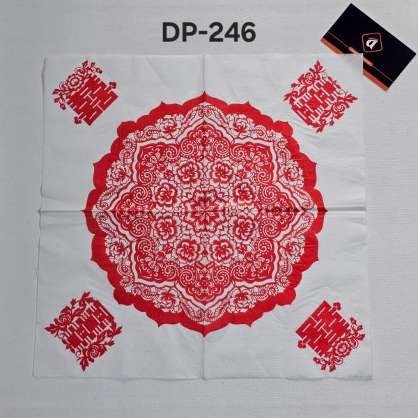 Deco Paper, Color Printed Napkins Dp: 246