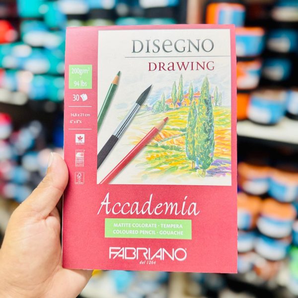 Fabriano Accademia Drawing Pad A5 200gsm 30 sheets