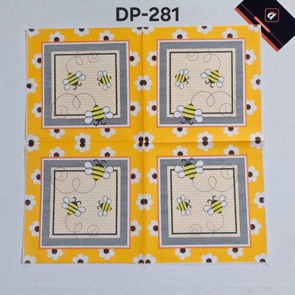 Deco Paper, Color Printed Napkins Dp: 281