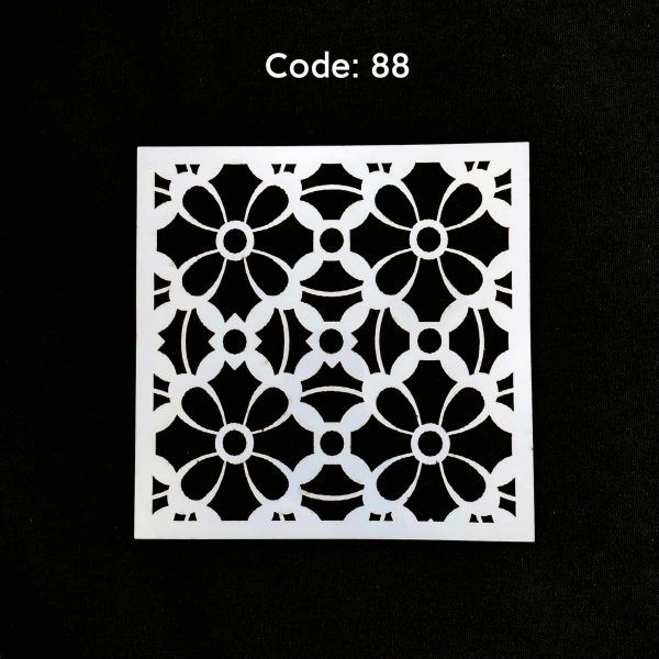 Stencil Code 88 (8x8 inch)
