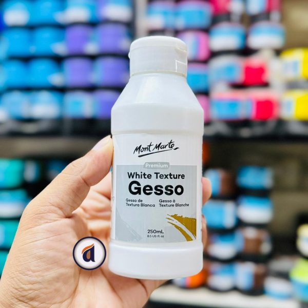 Mont Marte White Texture Gesso 250ml