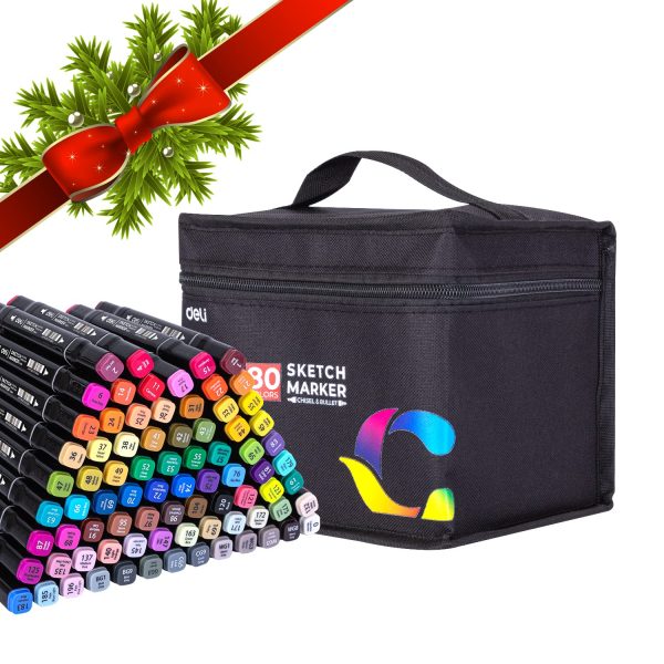 Deli Sketch Marker 80 Colours