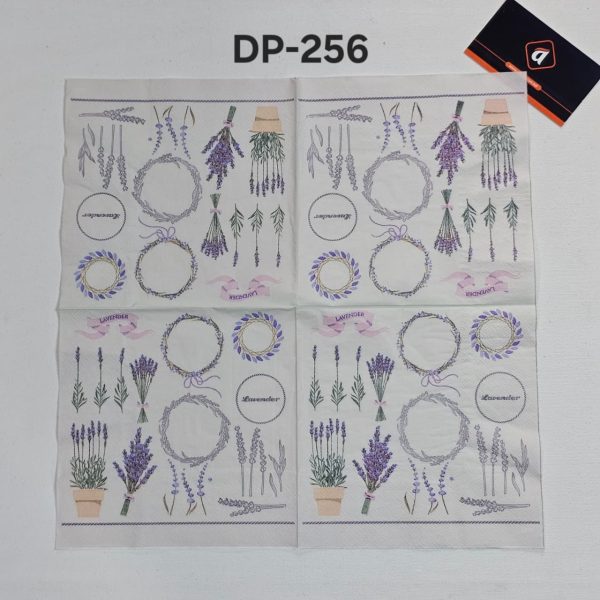 Deco Paper, Color Printed Napkins Dp: 256