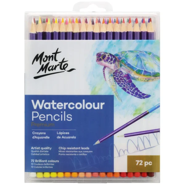 Mont Marte Watercolour Pencils 72pc