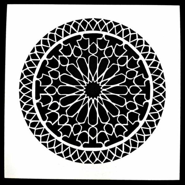 Stencil Code 8 (8x8 inch)