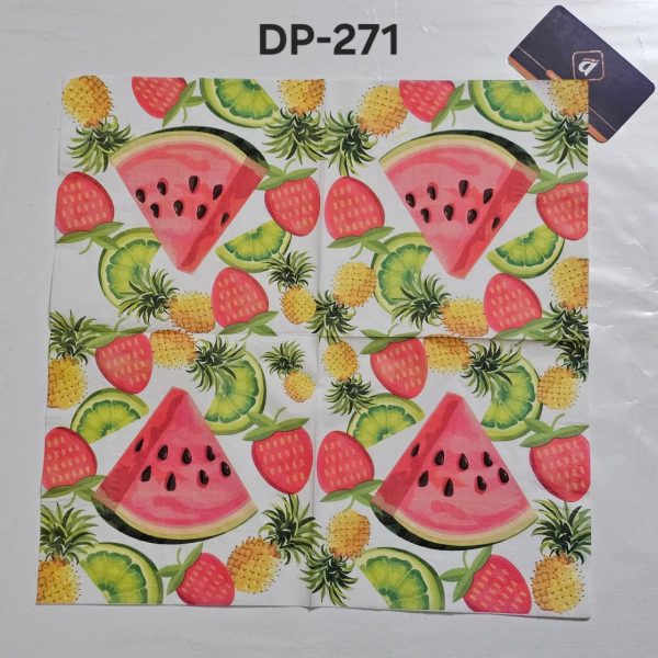 Deco Paper, Color Printed Napkins Dp: 271