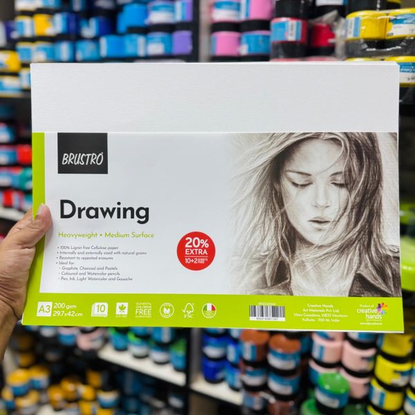 Brustro Drawing Paper A3 10 sheets 200gsm