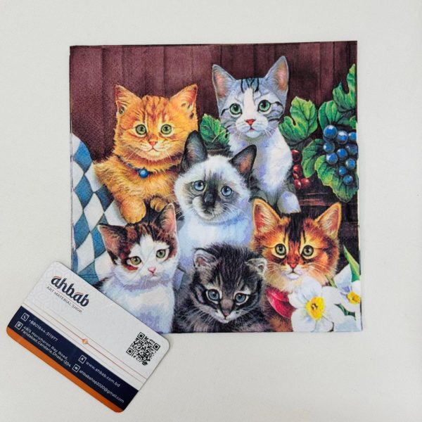 Deco Paper, Color Printed Napkins Dp: 217