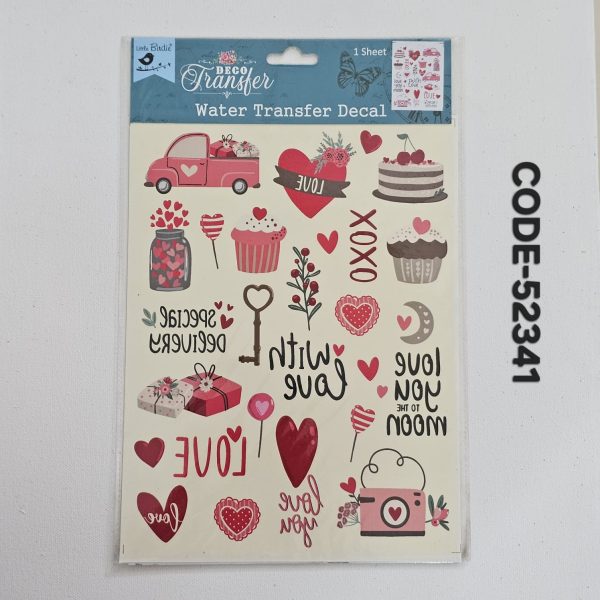 Water Transfer Decal Code - 52341