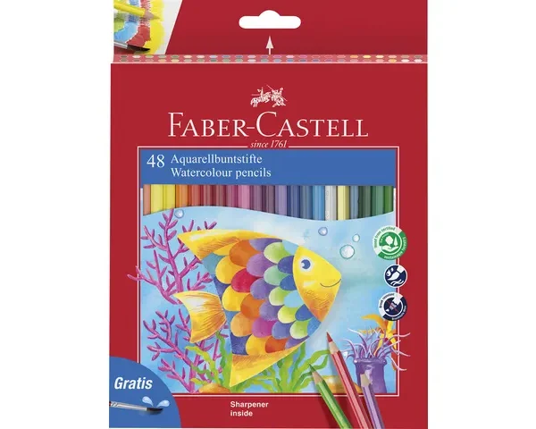 Faber Castell Watercolour Pencil Long (48colours)