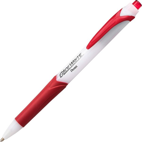 Pentel Glide Ball Point pen Red Ink (1.0mm) - 1 Pcs - BX910-B